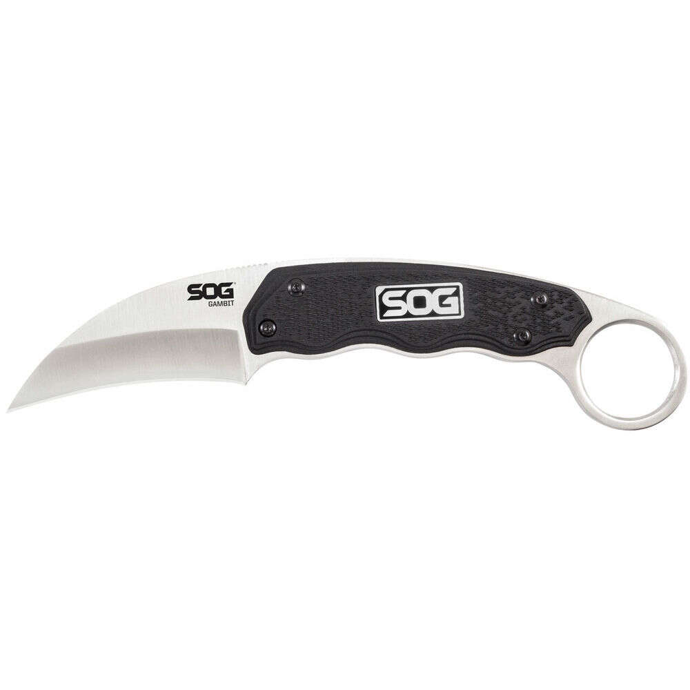 Knives SOG Knives&Tools Gambit SOG GAMBIT BLACK 2.58" • Model: Gambit